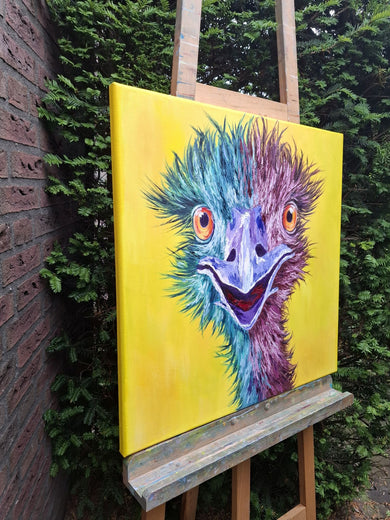 Celentano by Viktoria Goudbeek |  Side View of Artwork 