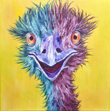 Original art for sale at UGallery.com | Celentano by Viktoria Goudbeek | $1,425 | oil painting | 23.6' h x 23.6' w | thumbnail 1