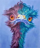 Original art for sale at UGallery.com | Curious One by Viktoria Goudbeek | $1,425 | oil painting | 23.6' h x 19.7' w | thumbnail 1
