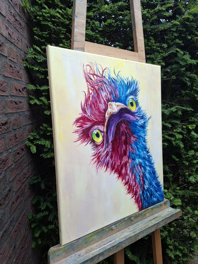 Max by Viktoria Goudbeek |  Side View of Artwork 