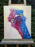 Original art for sale at UGallery.com | Max by Viktoria Goudbeek | $1,450 | oil painting | 23.6' h x 19.7' w | thumbnail 3