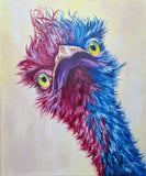 Original art for sale at UGallery.com | Max by Viktoria Goudbeek | $1,450 | oil painting | 23.6' h x 19.7' w | thumbnail 1