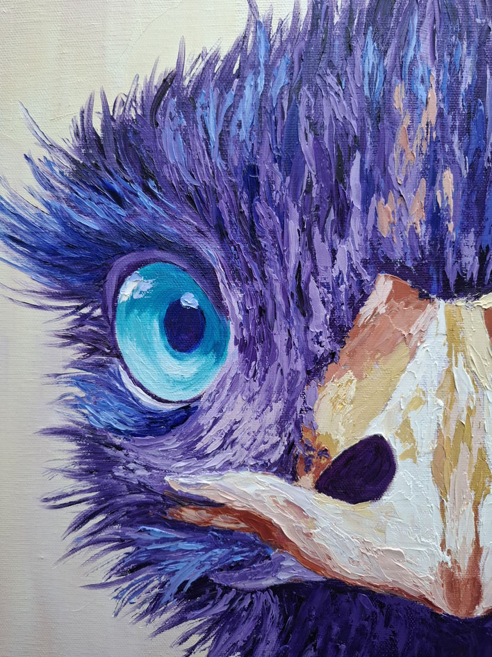 Monika by Viktoria Goudbeek |  Closeup View of Artwork 