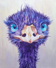 oil painting by Viktoria Goudbeek titled Monika