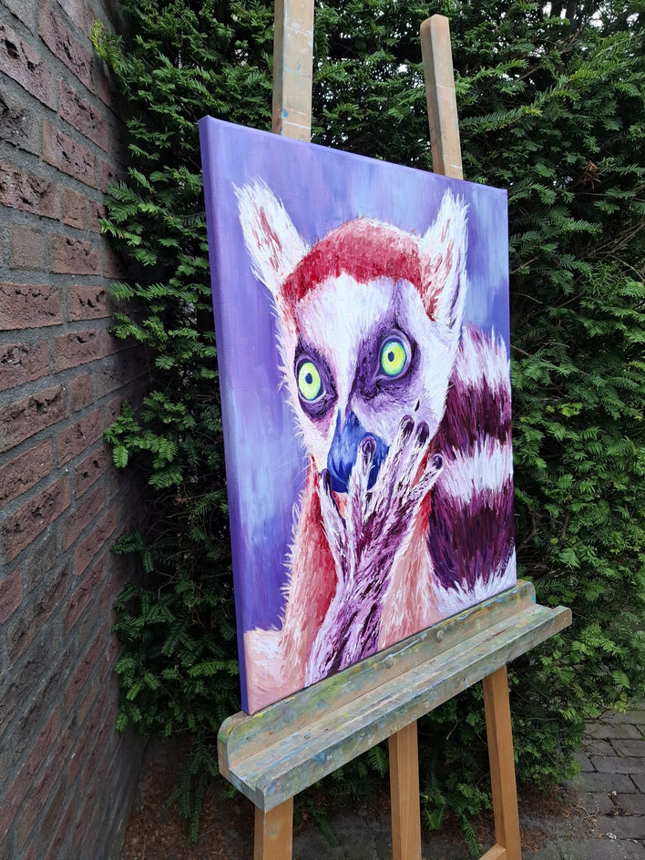 No Way 2 by Viktoria Goudbeek |  Side View of Artwork 