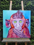 Original art for sale at UGallery.com | No Way by Viktoria Goudbeek | $1,425 | oil painting | 23.6' h x 23.6' w | thumbnail 3