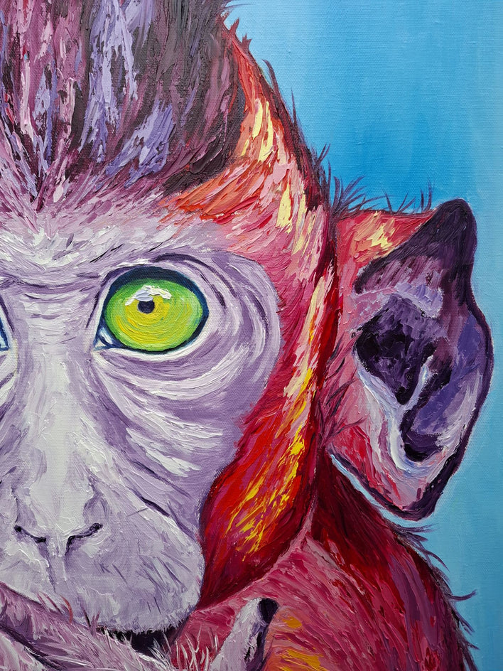 No Way by Viktoria Goudbeek |  Closeup View of Artwork 