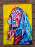 Original art for sale at UGallery.com | Pablo by Viktoria Goudbeek | $1,500 | oil painting | 27.5' h x 19.7' w | thumbnail 3
