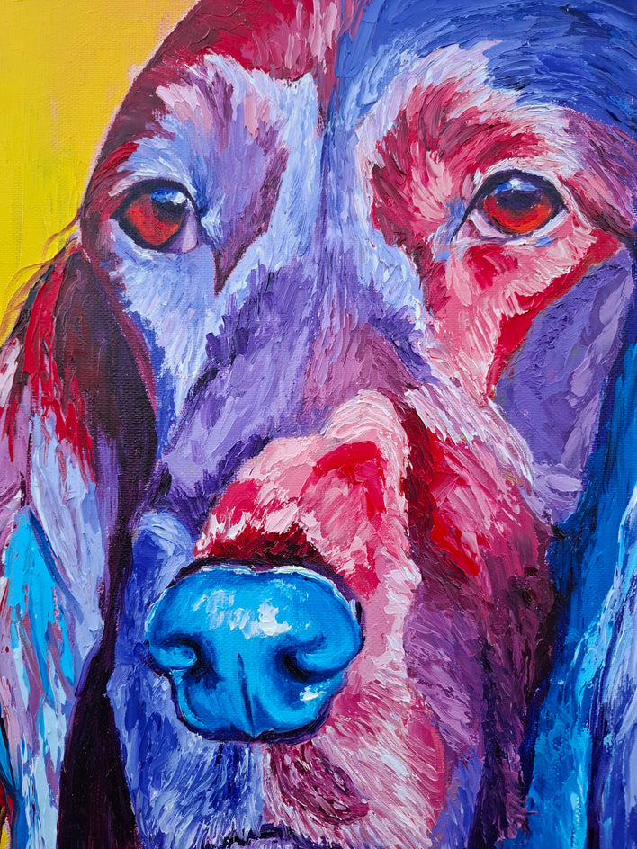 Pablo by Viktoria Goudbeek |  Closeup View of Artwork 