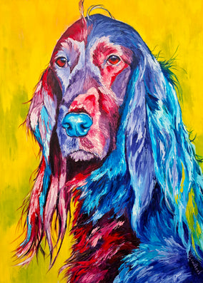 Original art for sale at UGallery.com | Pablo by Viktoria Goudbeek | $1,500 | oil painting | 27.5' h x 19.7' w