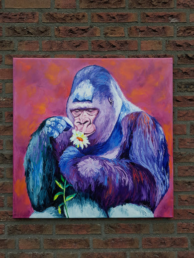 She Definitely Loves Me by Viktoria Goudbeek |  Context View of Artwork 