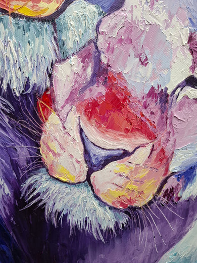 Tenderness by Viktoria Goudbeek |   Closeup View of Artwork 