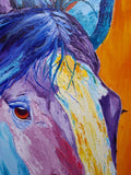 Original art for sale at UGallery.com | Thor by Viktoria Goudbeek | $1,825 | oil painting | 28.7' h x 23.6' w | thumbnail 4