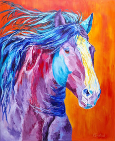 oil painting by Viktoria Goudbeek titled Thor