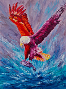 oil painting by Viktoria Goudbeek titled Triumph in the Burst