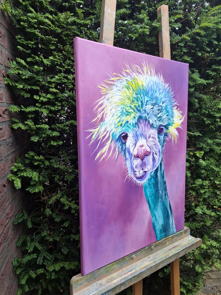 Zack by Viktoria Goudbeek |  Side View of Artwork 