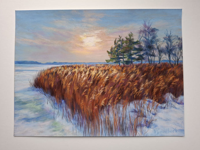 Golden Breeze by Viktoria Goudbeek |  Context View of Artwork 