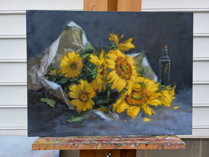 A Bouquet of Sunshine by Viktoria Majestic |  Context View of Artwork 