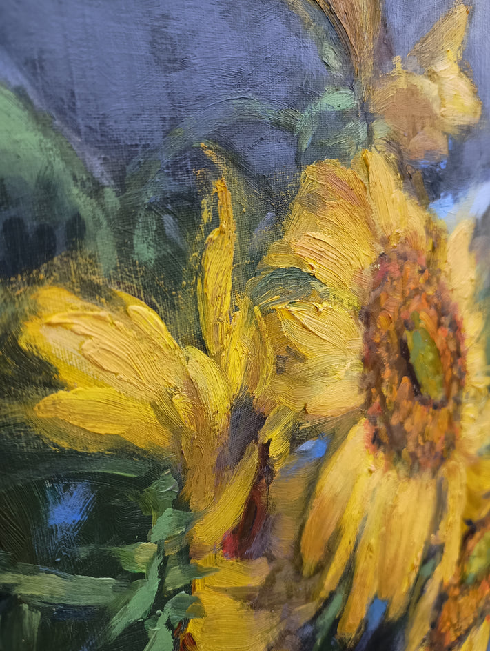 A Bouquet of Sunshine by Viktoria Majestic |  Closeup View of Artwork 