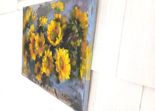 A Little Bit of Sunshine by Viktoria Majestic |  Side View of Artwork 