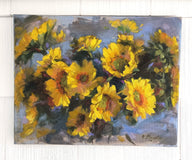 Original art for sale at UGallery.com | A Little Bit of Sunshine by Viktoria Majestic | $850 | oil painting | 11' h x 14' w | thumbnail 3