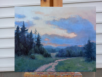 Original art for sale at UGallery.com | Calm After the Storm by Viktoria Majestic | $1,375 | oil painting | 24' h x 30' w | thumbnail 3