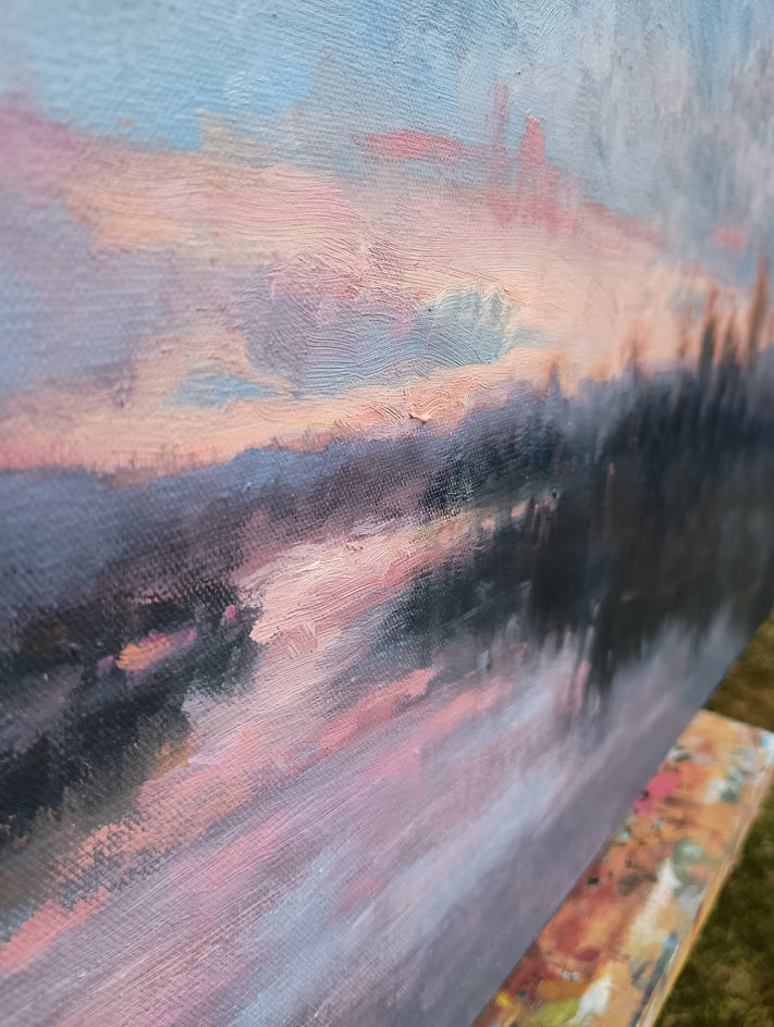 Dusk by Viktoria Majestic |  Closeup View of Artwork 