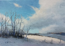 Original art for sale at UGallery.com | Eternity by Viktoria Majestic | $325 | oil painting | 5' h x 7' w | thumbnail 1