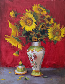 oil painting by Viktoria Majestic titled Golden Beauties