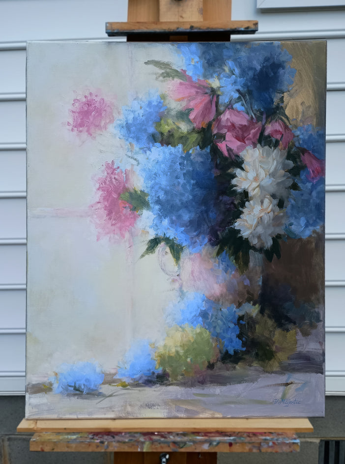 Hydrangea Dream by Viktoria Majestic |  Context View of Artwork 