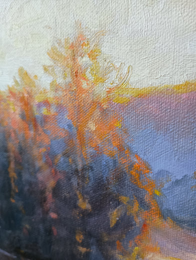 Magical Sunset by Viktoria Majestic |   Closeup View of Artwork 