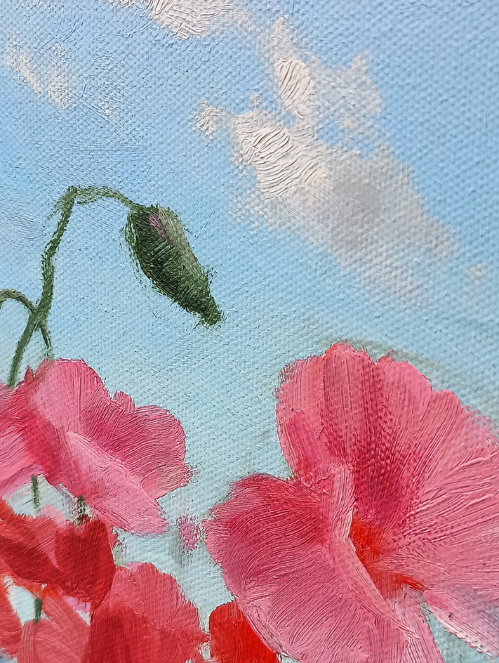 Poppy Dream by Viktoria Majestic |  Closeup View of Artwork 