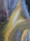 Original art for sale at UGallery.com | Through Sunshine by Viktoria Majestic | $625 | oil painting | 14' h x 11' w | thumbnail 4