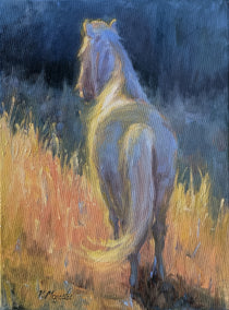 oil painting by Viktoria Majestic titled Through Sunshine