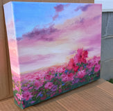 Original art for sale at UGallery.com | The Last Hour Before Sunset by Viktoria Majestic | $475 | oil painting | 8' h x 10' w | thumbnail 2