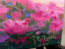 Original art for sale at UGallery.com | The Last Hour Before Sunset by Viktoria Majestic | $475 | oil painting | 8' h x 10' w | thumbnail 4