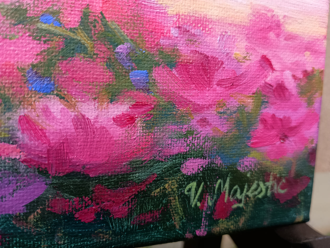 The Last Hour Before Sunset by Viktoria Majestic |  Closeup View of Artwork 