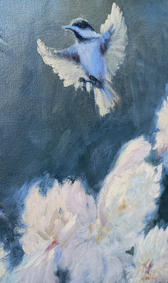 The Peony Garden by Viktoria Majestic |  Closeup View of Artwork 