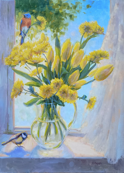  Main image of artist Viktoria Majestic's artwork titled The Spring Morning Visitors 