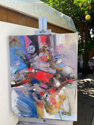 Abstract Red Turtle by Voskan Galstian |  Context View of Artwork 