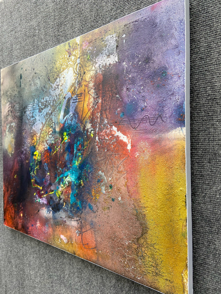Garden II by Voskan Galstian |  Side View of Artwork 