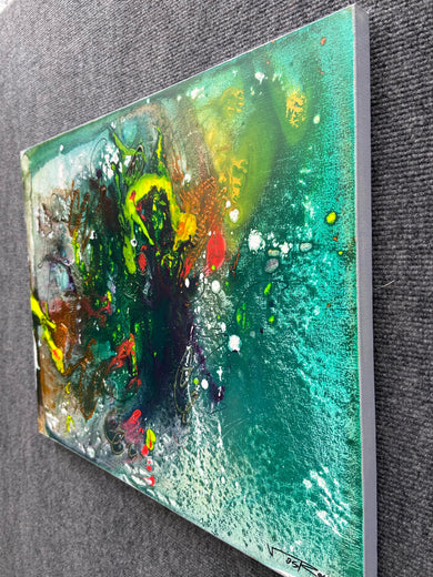 Garden III by Voskan Galstian |  Side View of Artwork 