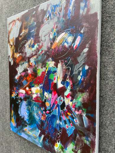 Garden XIV by Voskan Galstian |  Side View of Artwork 