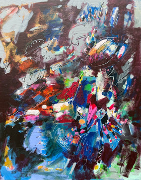 Original art for sale at UGallery.com | Garden XIV by Voskan Galstian | $600 | acrylic painting | 20' h x 16' w