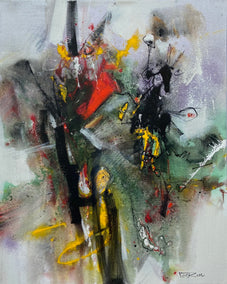 acrylic painting by Voskan Galstian titled Green Field