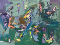 Original art for sale at UGallery.com | End of the Work Day by Voskan Galstian | $1,850 | oil painting | 24.5' h x 32' w | thumbnail 4