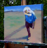Original art for sale at UGallery.com | Casting a Shadow on a Blue Sky by Warren Keating | $1,900 | oil painting | 16' h x 20' w | thumbnail 2