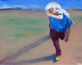Original art for sale at UGallery.com | Casting a Shadow on a Blue Sky by Warren Keating | $1,900 | oil painting | 16' h x 20' w