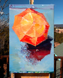 Original art for sale at UGallery.com | March Rain in Paris by Warren Keating | $3,400 | oil painting | 36' h x 24' w | thumbnail 3