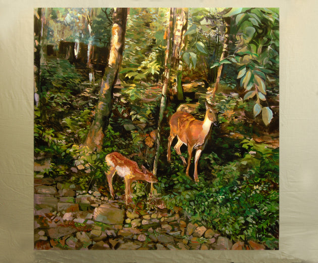 The Watchful Doe by Onelio Marrero |  Context View of Artwork 